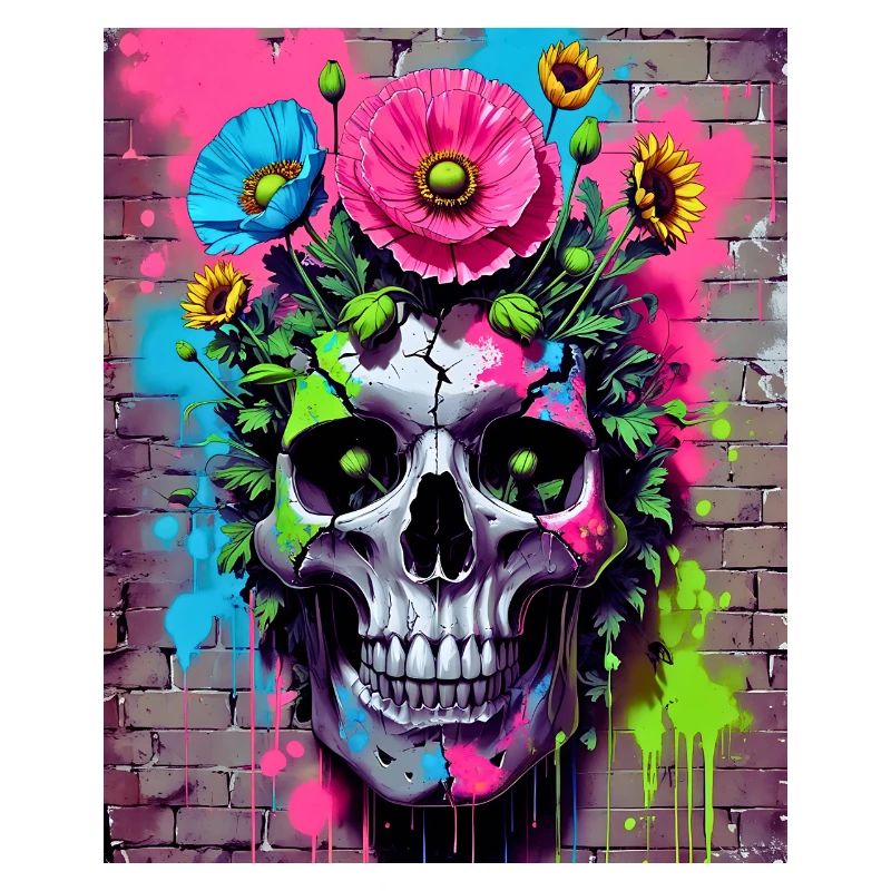 fleurs de crâne