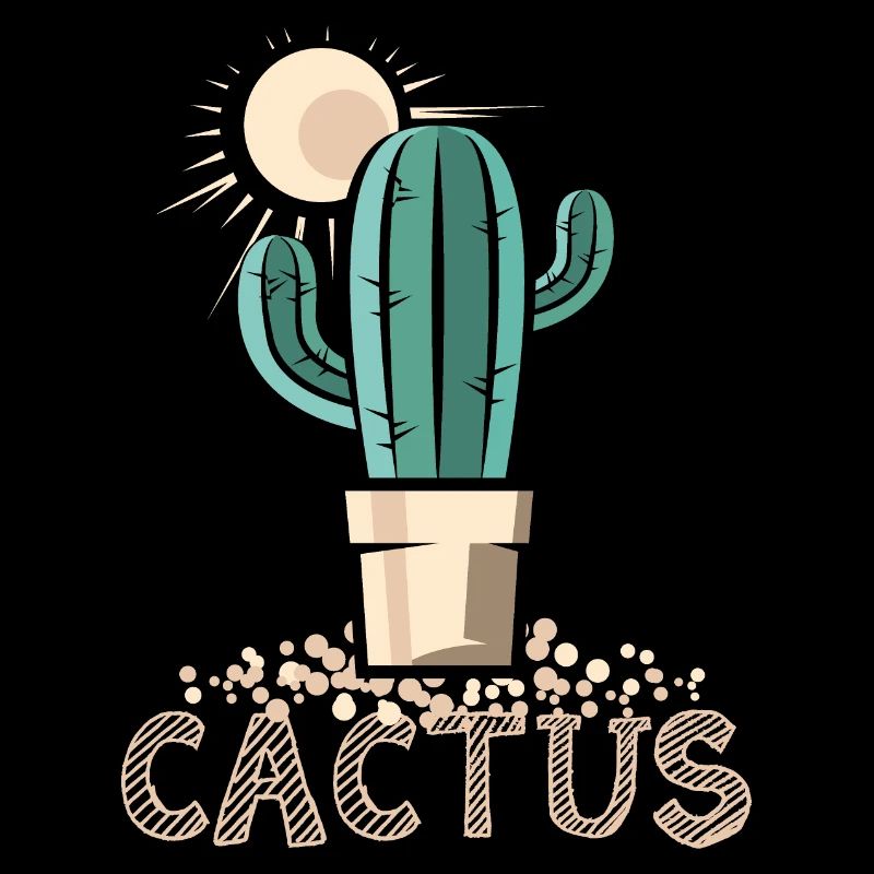 cactus cactus cactus symbole soleil désert sable