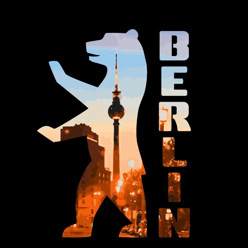 Berlin Bär Silhouette