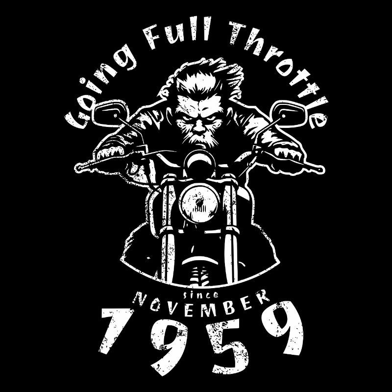 66. Geburtstag Going Full Throttle Since 11/1959