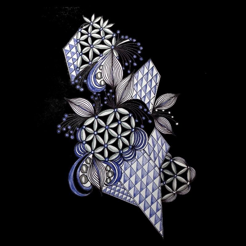 Diamond Blossoms Ornament