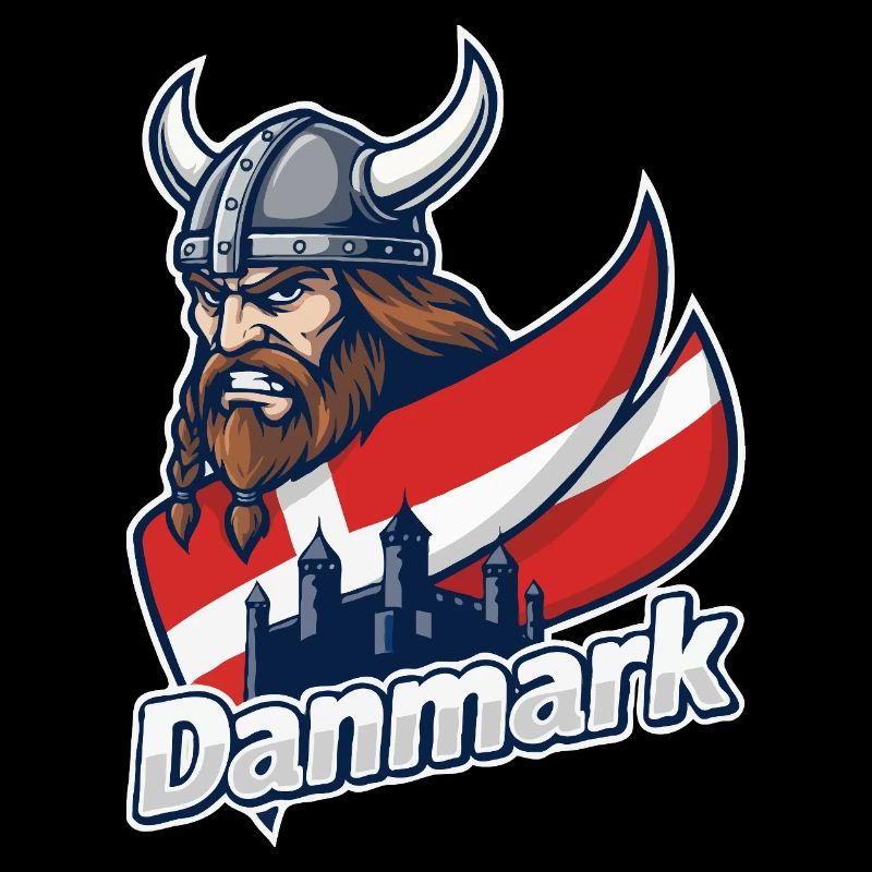 Emblème viking du Danemark