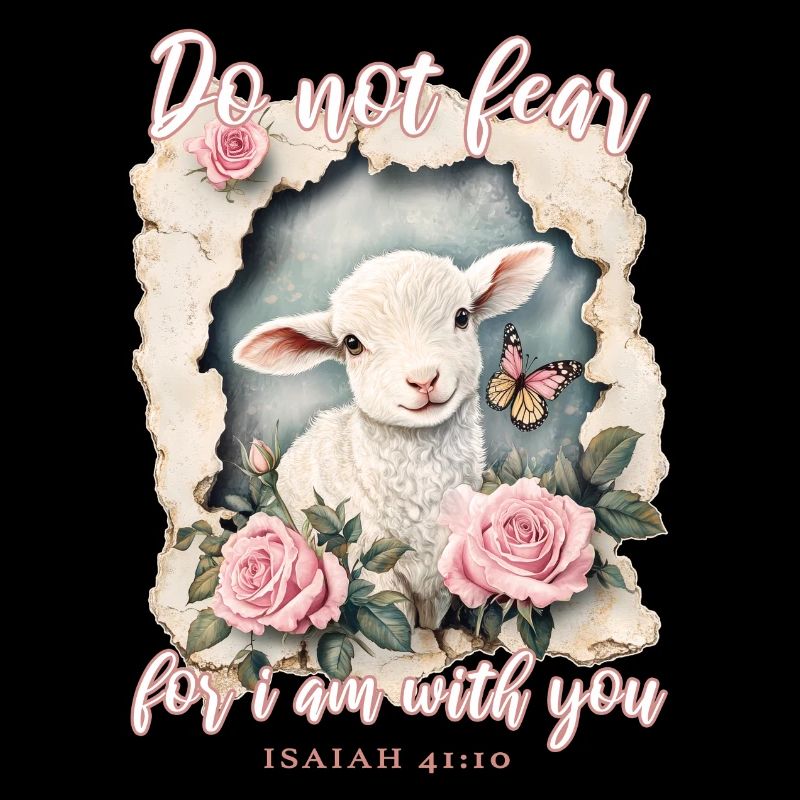 Lamb with Bible Verse