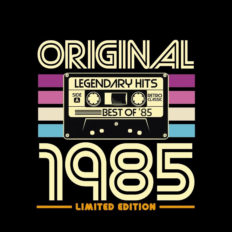 Original 1985 Cassette Retro Tee