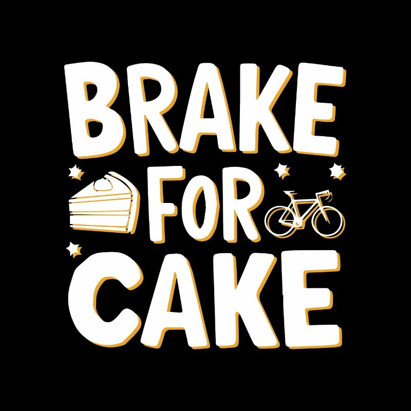 Gâteau de vélo sucré Conception de motivation