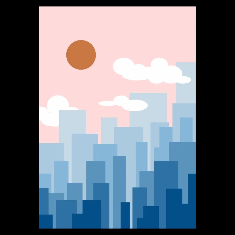 Skyline rosa