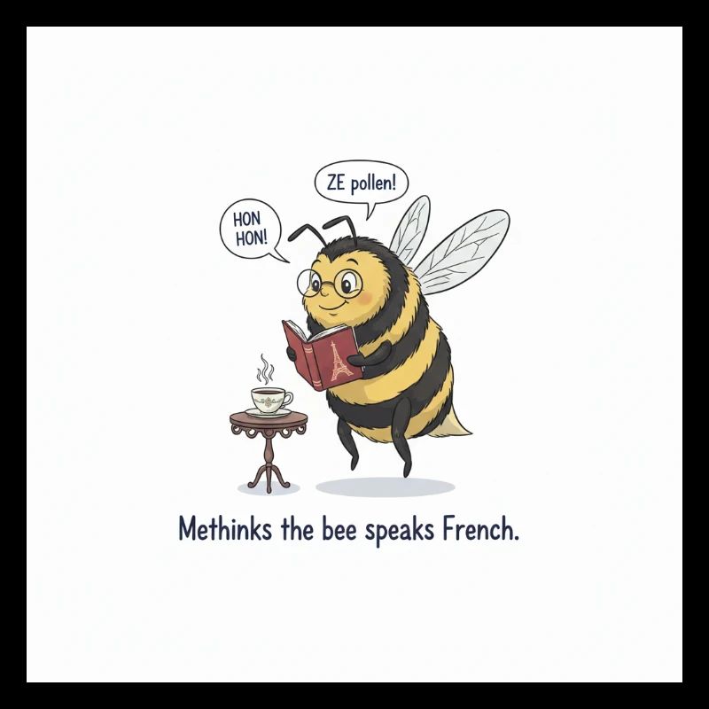 Bee lernt Französisch: Méthinks