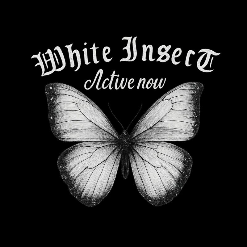 White Butterfly Active Fans Gift Idea
