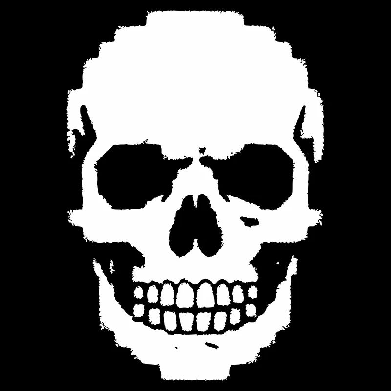 Crâne Pixel Crâne 8-Bits