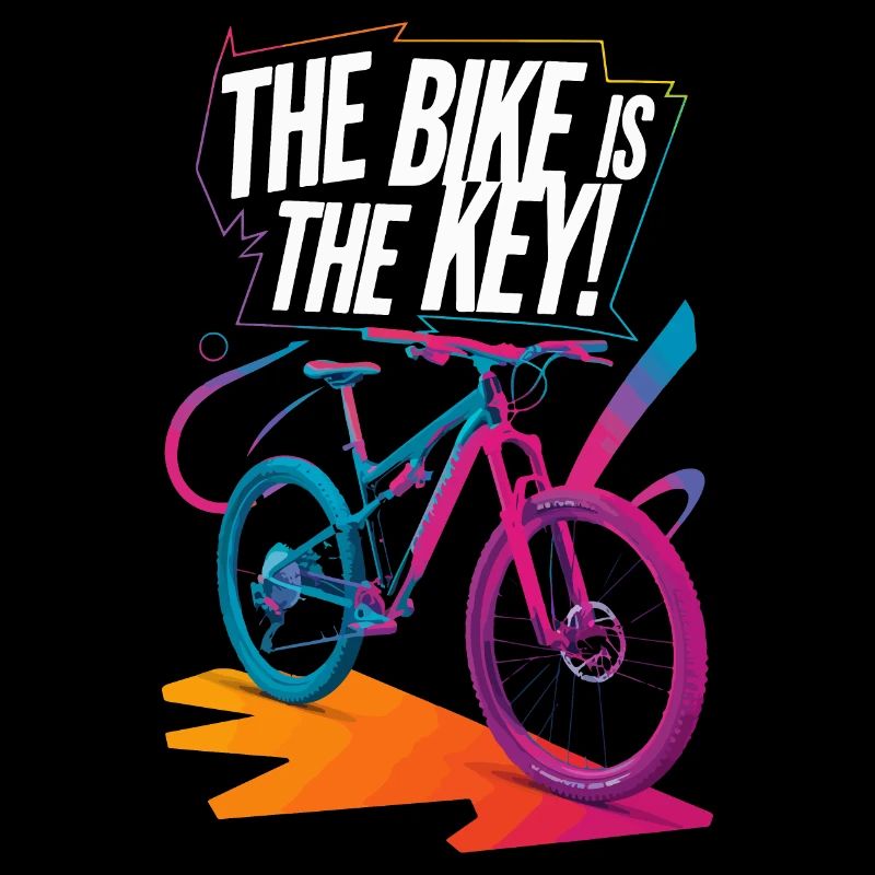 Vibrant Bicycle Enthusiasm Design