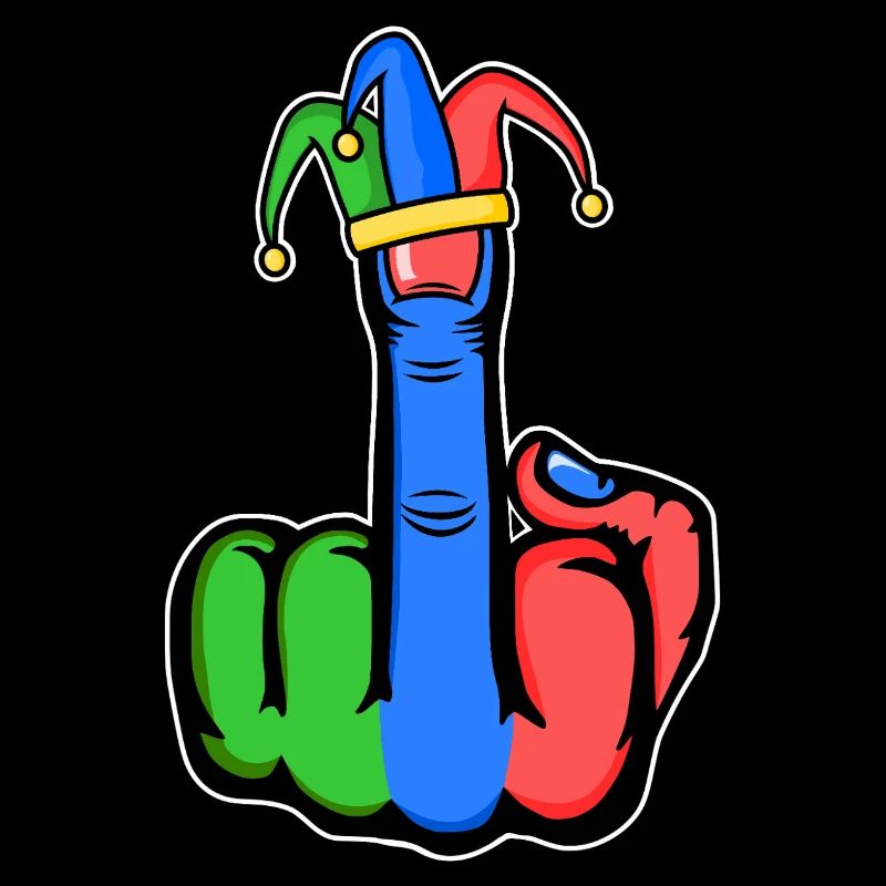 Mittelfinger Stingerfinger Karneval