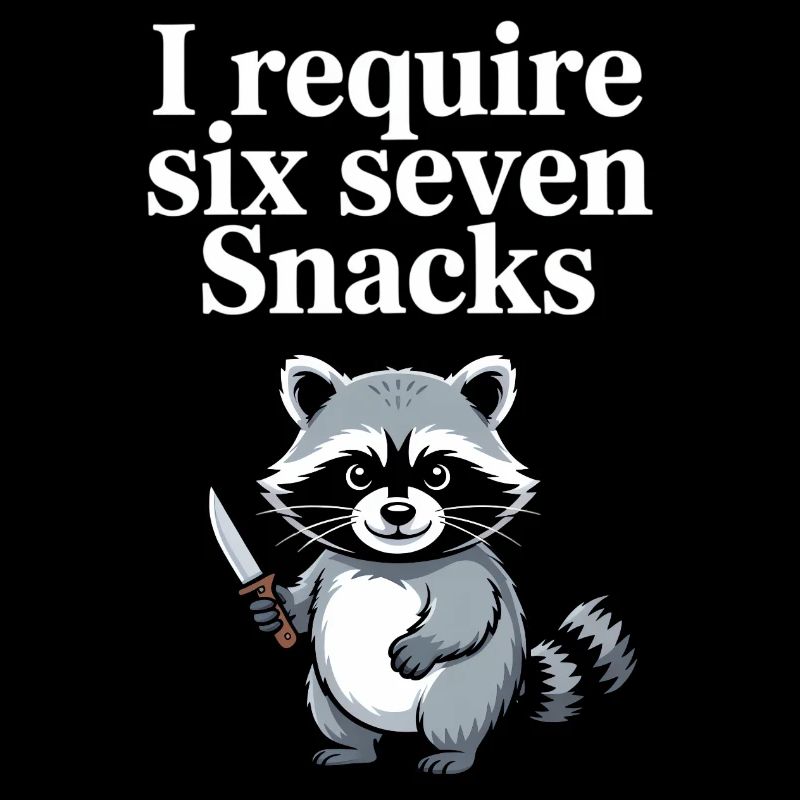 6-7 Internet Meme Cooler 6 7 Waschbär