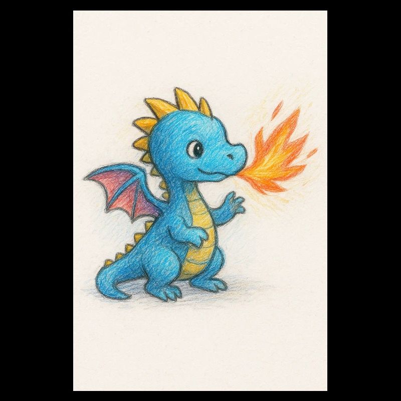 Blue Dragon Spark Breathfire