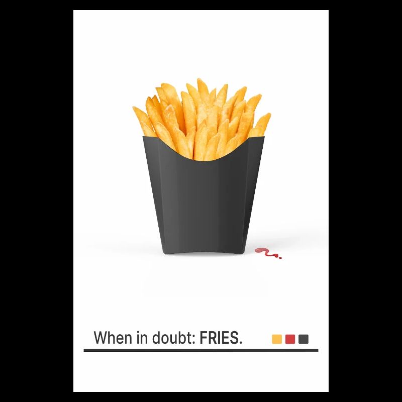 Les frites sont la solution à tout