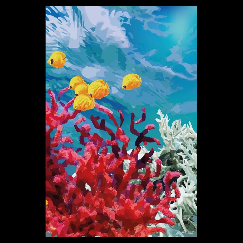 Vibrant Coral Reef Underwater World