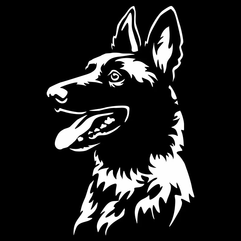 Malinois Head « Black Edition »