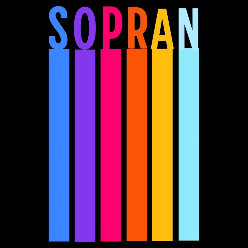 Chor - Sopran Retro Streifen