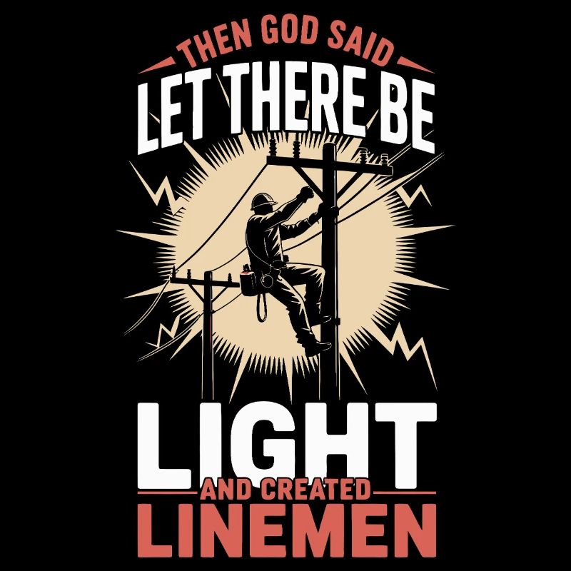 Funny Lineman Let There Be Light