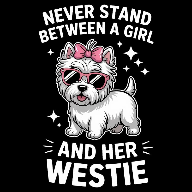 West Highland White Terrier Spruch Westie Geschenk
