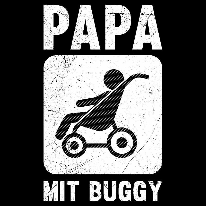 Werdender Vater PAPA MIT BUGGY Lustiges