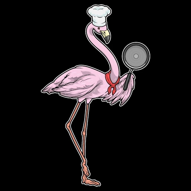 Flamingo Cooking Pan Cooking