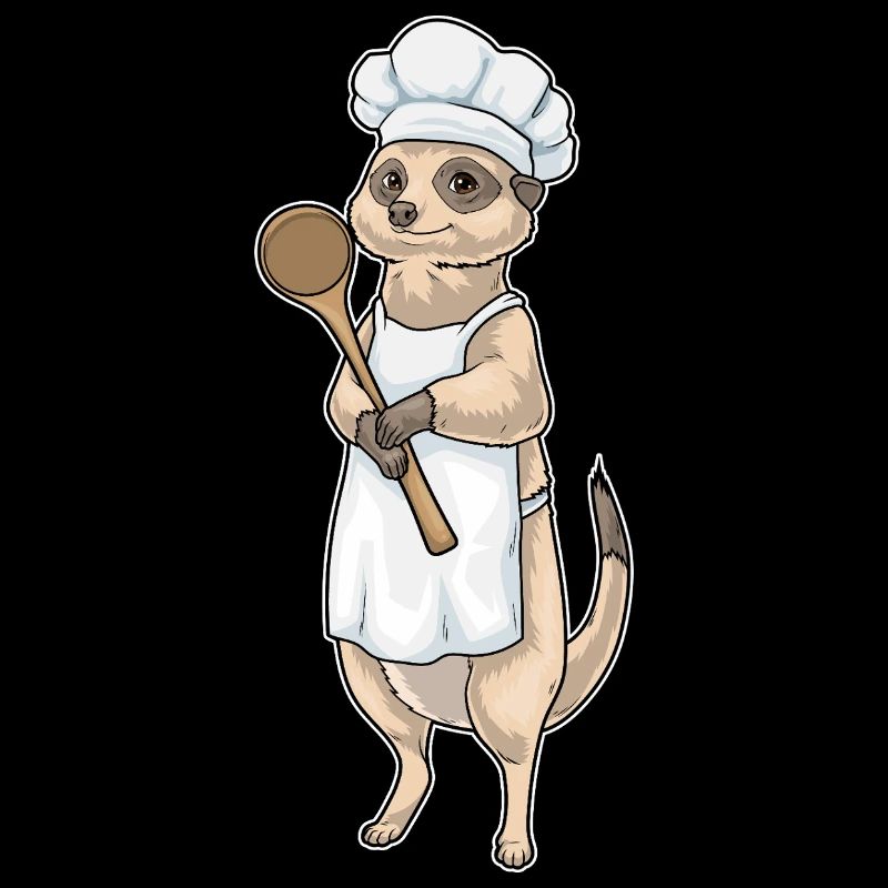 Cuisson à la cuillère de cuisine de suricates