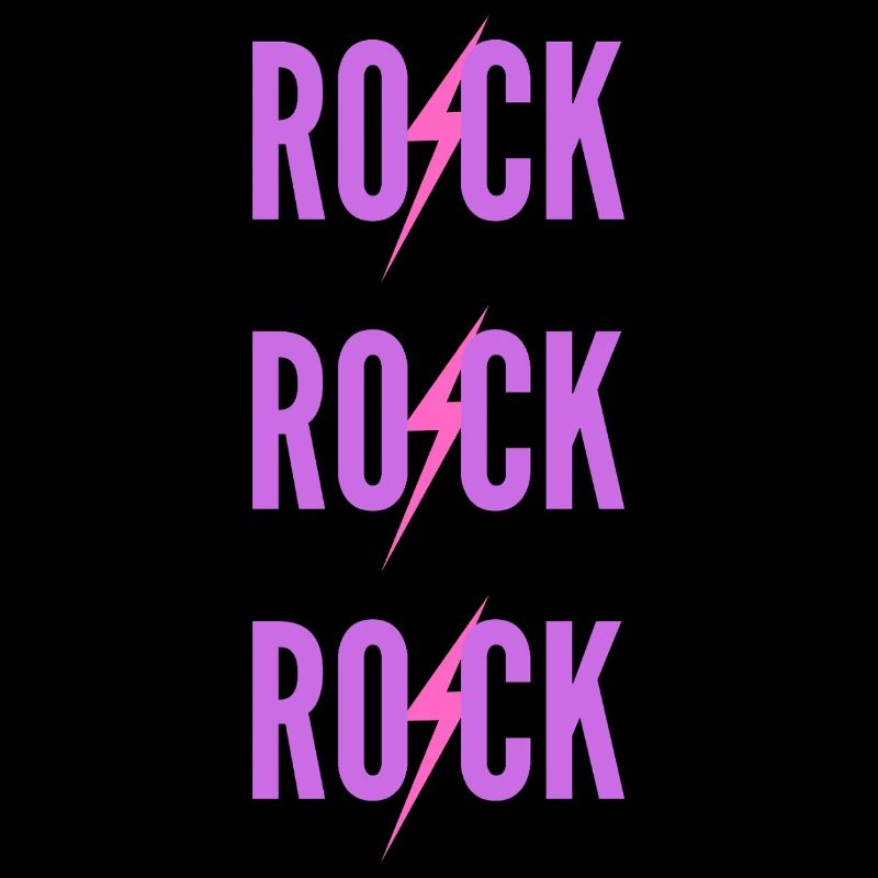 ROCK Three Purple Logos