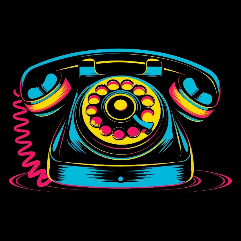 Retro Phone 80s