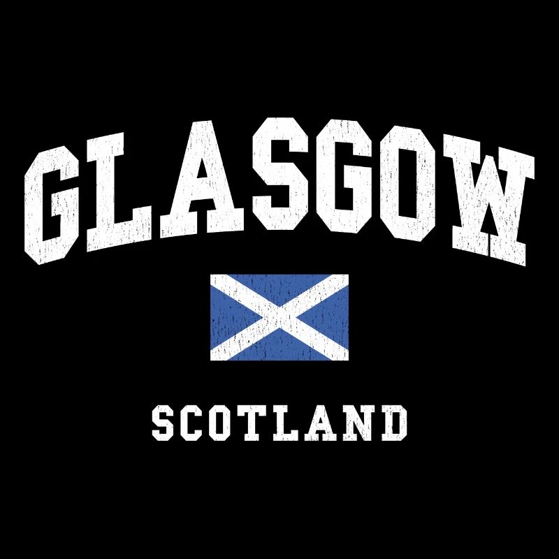 Graphique du drapeau de l’Écosse de Glasgow