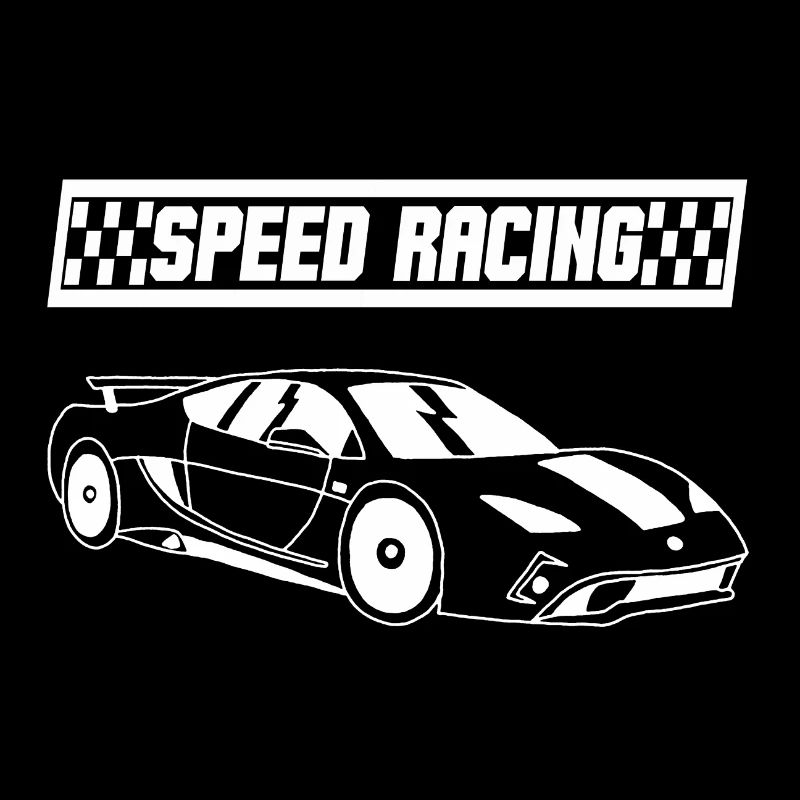 Voiture de course blanche