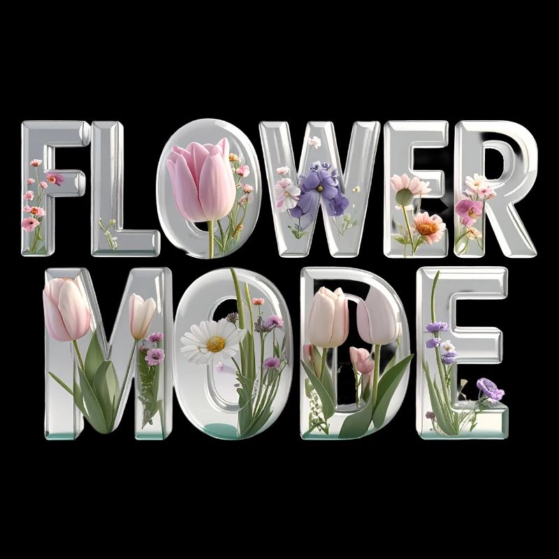 MODE FLEUR – Des lettres 3D pleines de fleurs