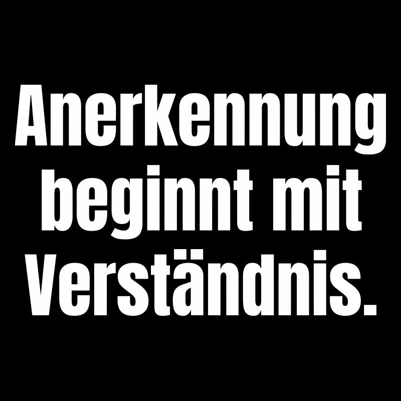 Recognition begins with understanding