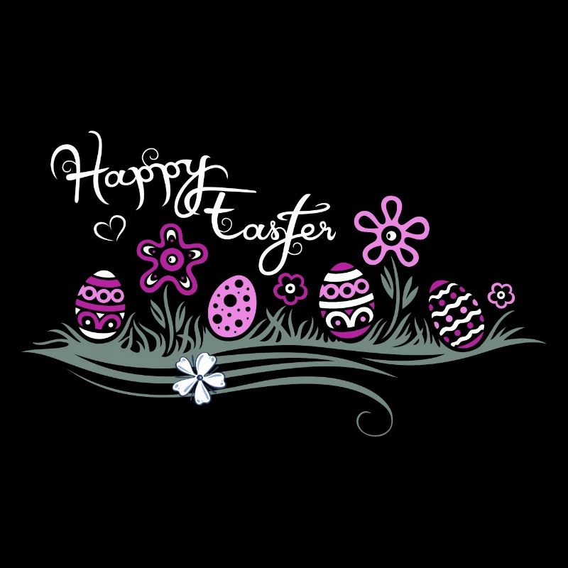 Easter Easter Eggs in the Grass