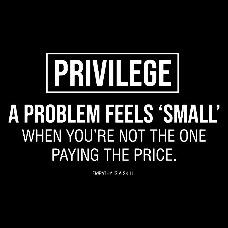 Empathie Statement Typografie