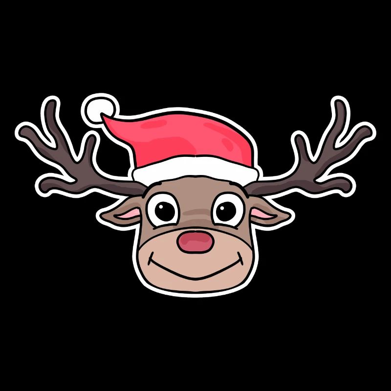 Reindeer Deer Christmas Hat Cute