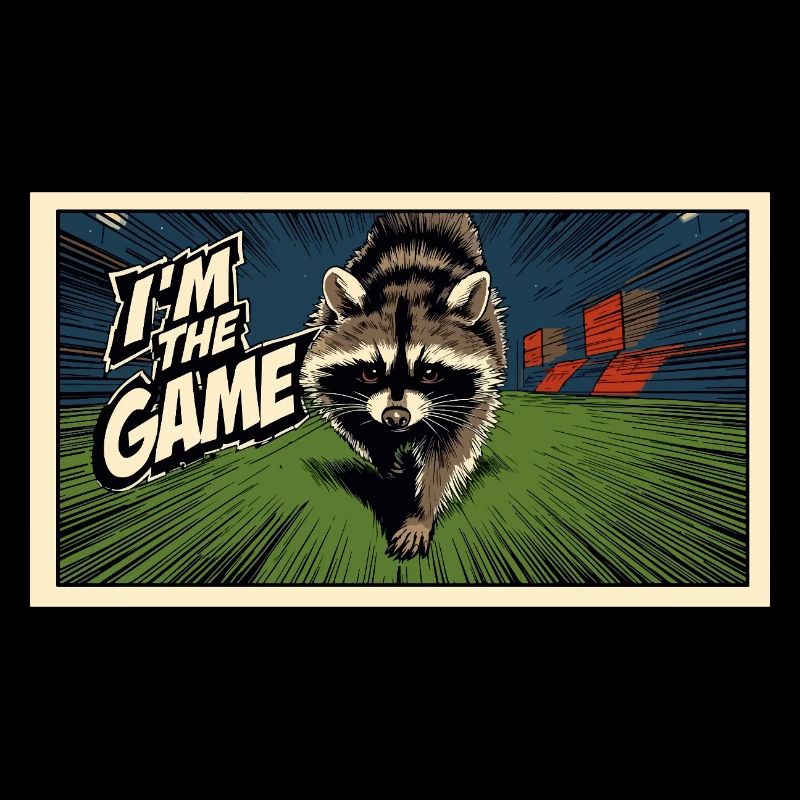 Ich bin das Game Waschbär