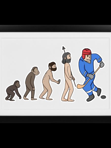 Evolution Eishockeyspieler 