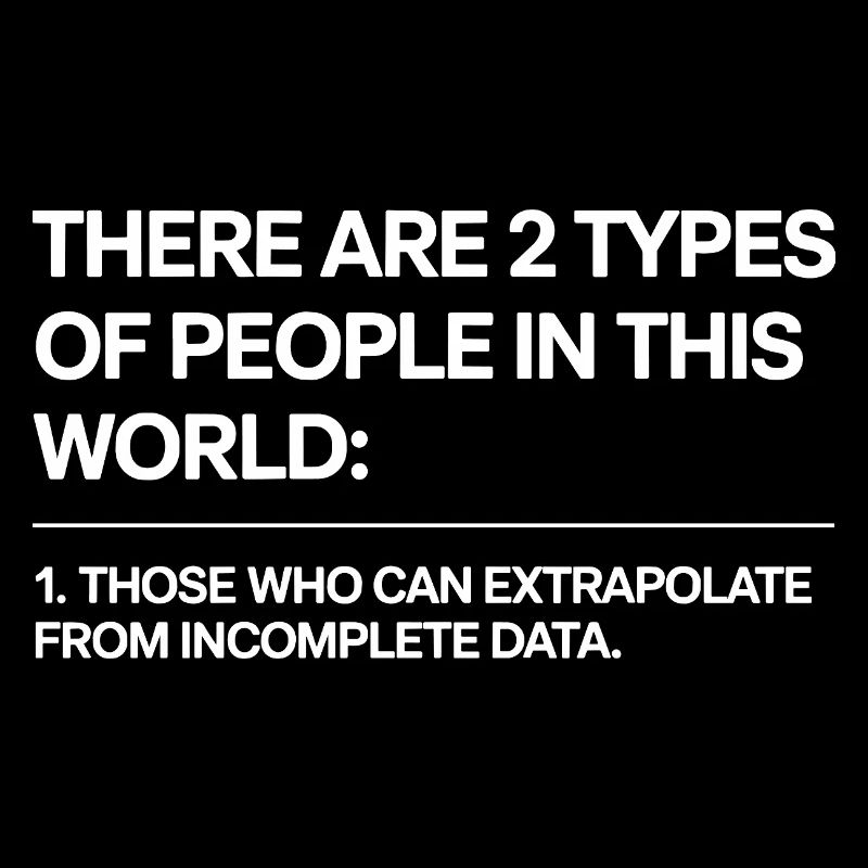 Statistics Analysis Data Science Extrapolation