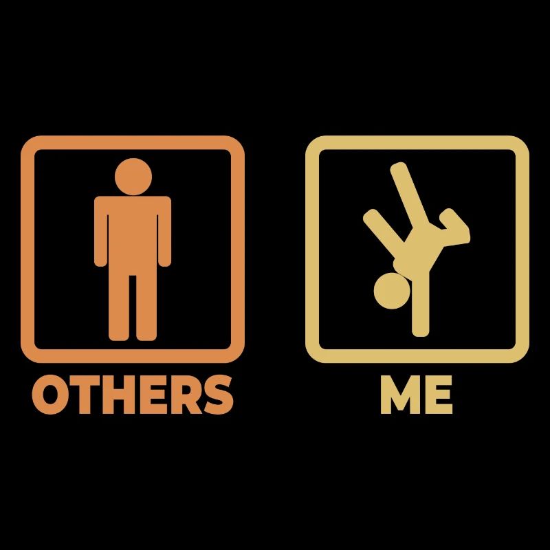 Breakdance stick figures