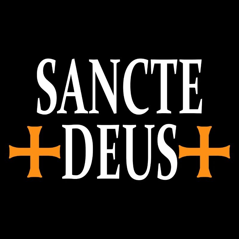 Croix Sancte Deus Conception Religieuse