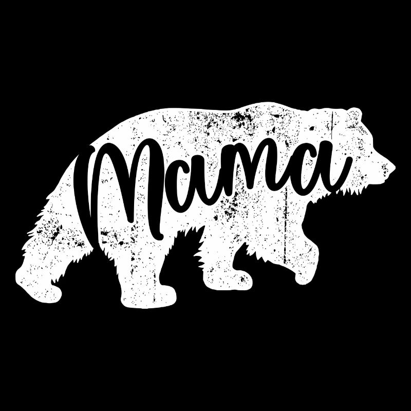 Mama Bear Script Logo