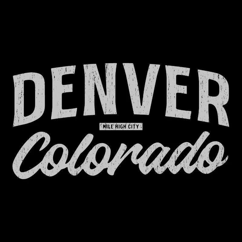 Denver Colorado Vintage Script