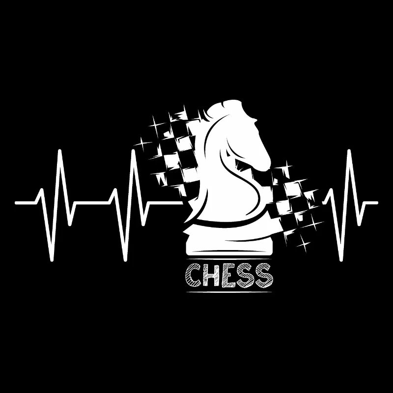 Icône d’illustration de cheval de pallier de drapeau de chevalier d’échecs