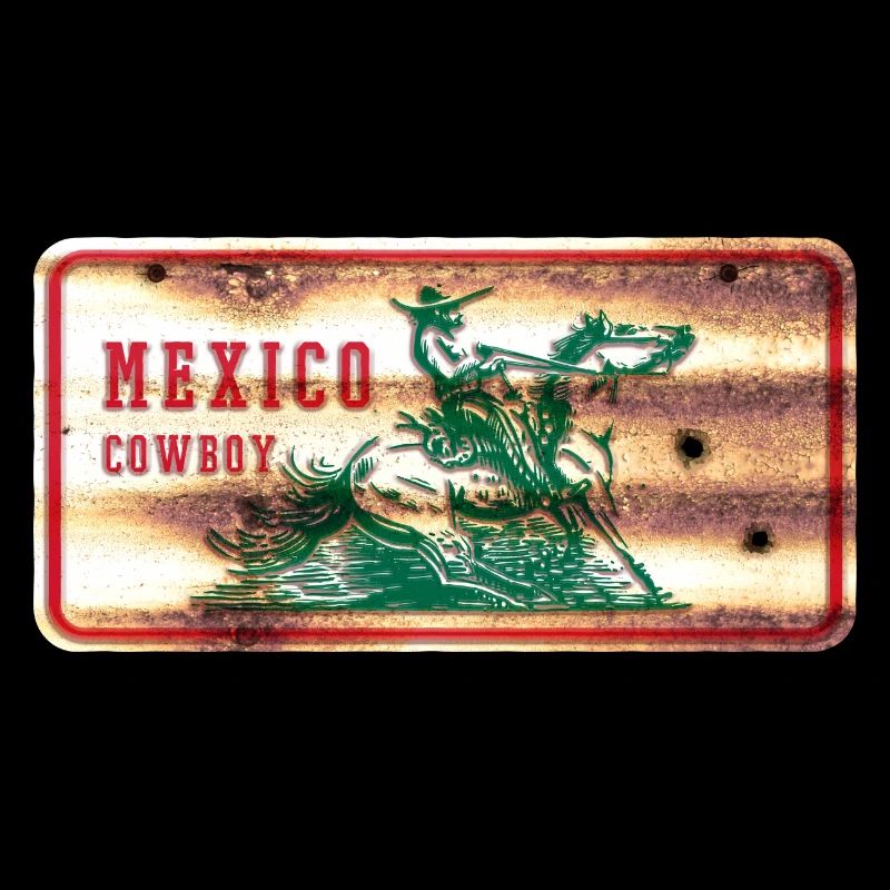 bouclier de cowboy du Mexique