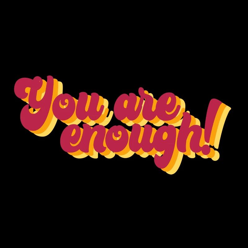 Motivierender Spruch mit 3D-Effekt