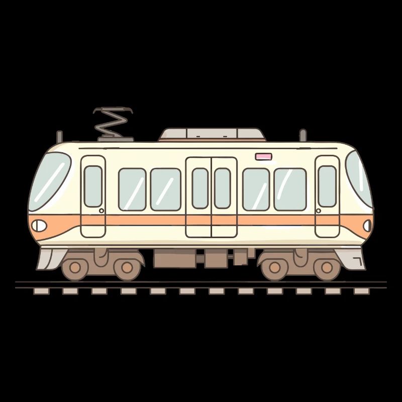 Look de bande dessinée ferroviaire