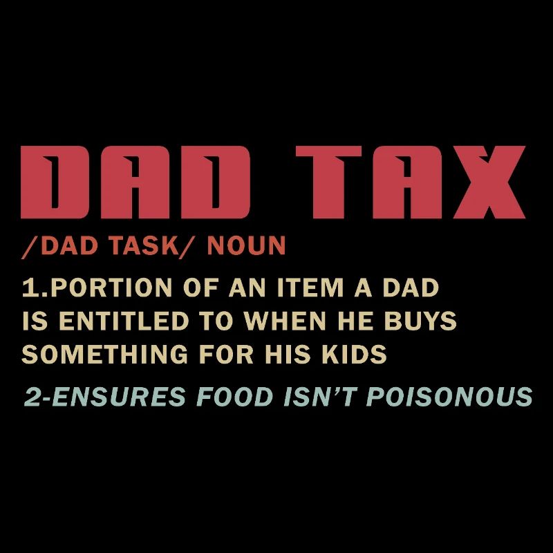 Papa-Steuer-Meme-Tee: Kinderabzug