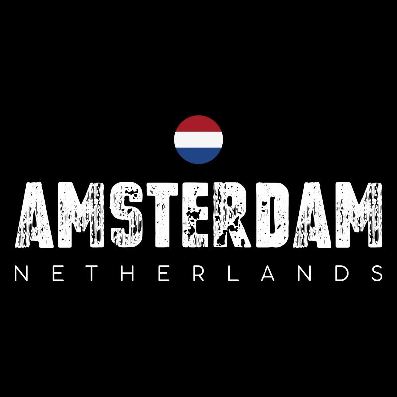 Amsterdam Bold Distressed Tipografia