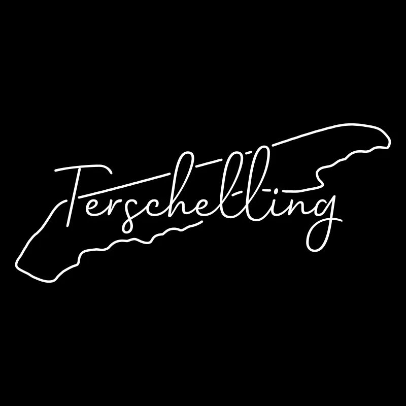 Terschelling | Map Line-Art Minimalism