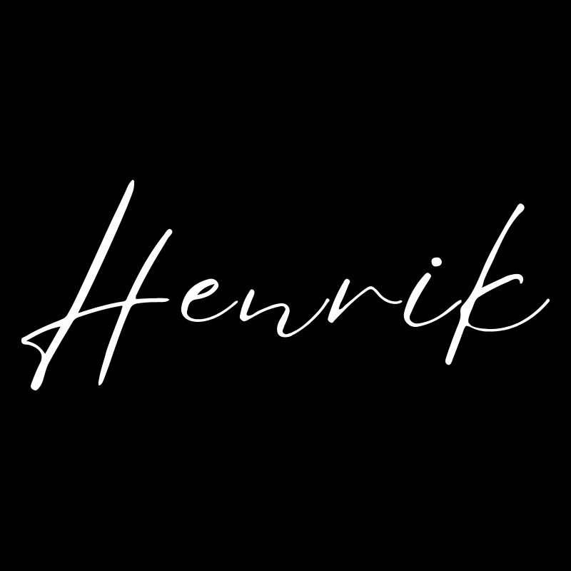 Henrik Name T-Shirt Gift for Men